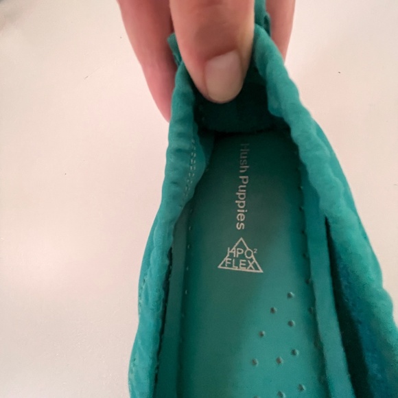 Hush Puppies Aqua Suede Flats Loafer Moccasin - Picture 10 of 12